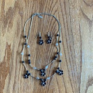 1928 necklace with matching earrings